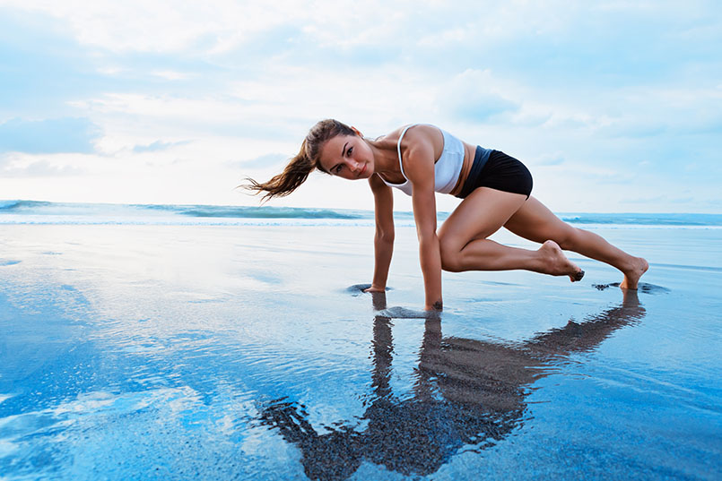 Plank Crunch