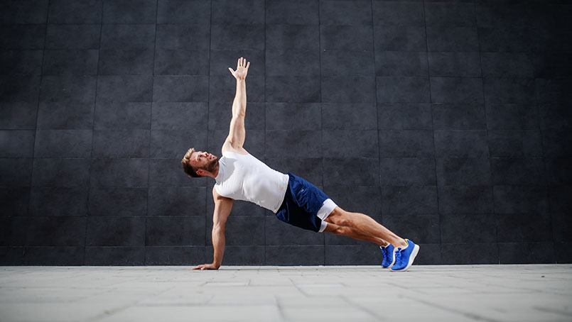 Side Plank Rotation